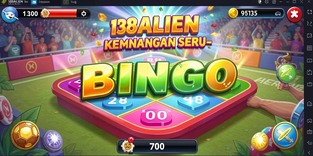Tampilan gameplay seru dalam 138ALIEN yang menggugah semangat permainan Bingo.