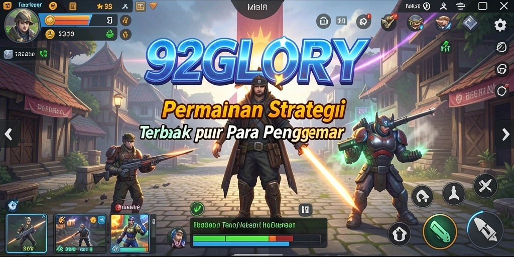 Tampilan gameplay 92GLORY yang menarik dan penuh strategi.