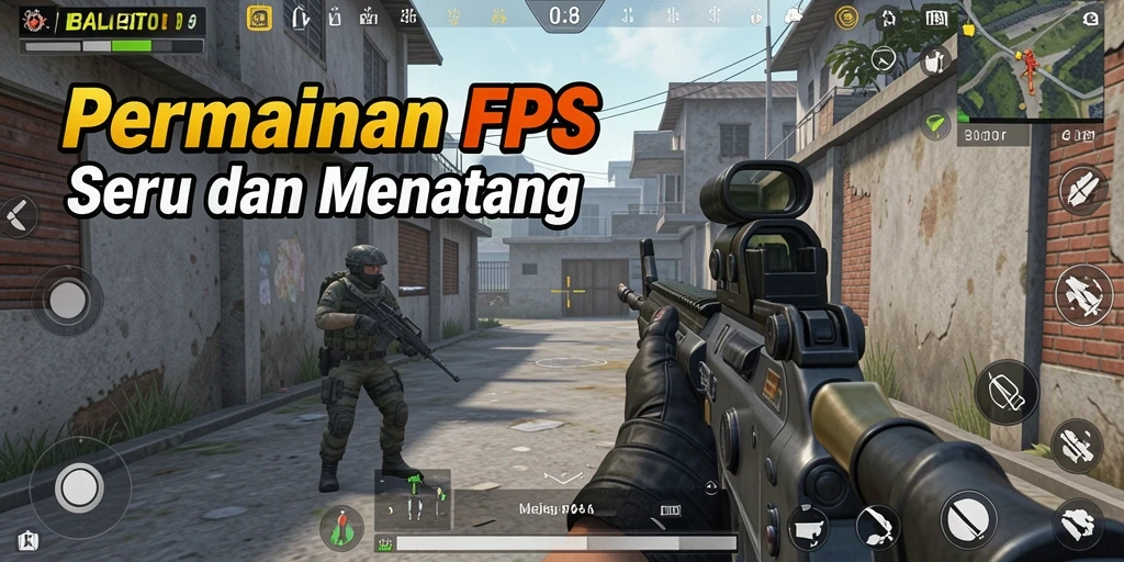 Gameplay BALAITOTO yang seru dan menegangkan dalam aksi FPS.