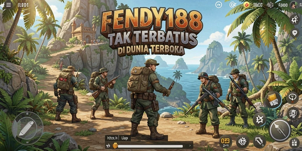 Screenshot utama FENDY188 menampilkan petualangan seru di dunia terbuka.