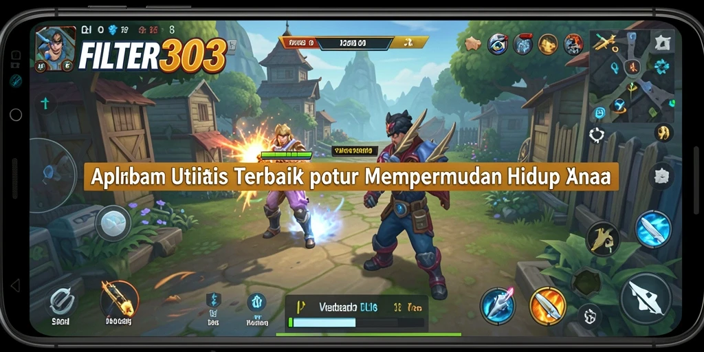 Tampilan utama FILTER303 menampilkan fitur pengelola file yang intuitif.
