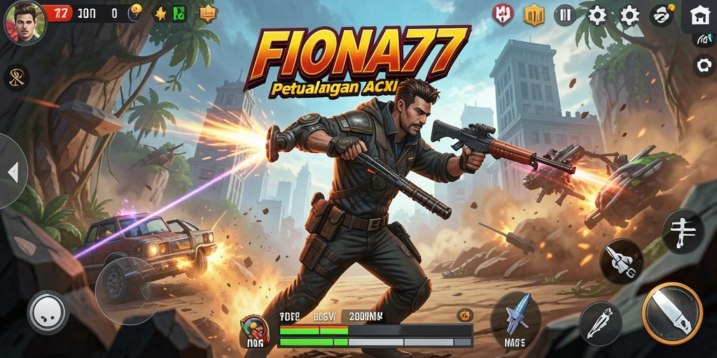 Screenshot gameplay FIONA77 yang menampilkan aksi seru di setiap level.