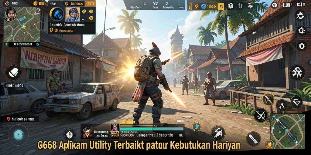 Tampilan antarmuka G668 yang intuitif dan menarik.