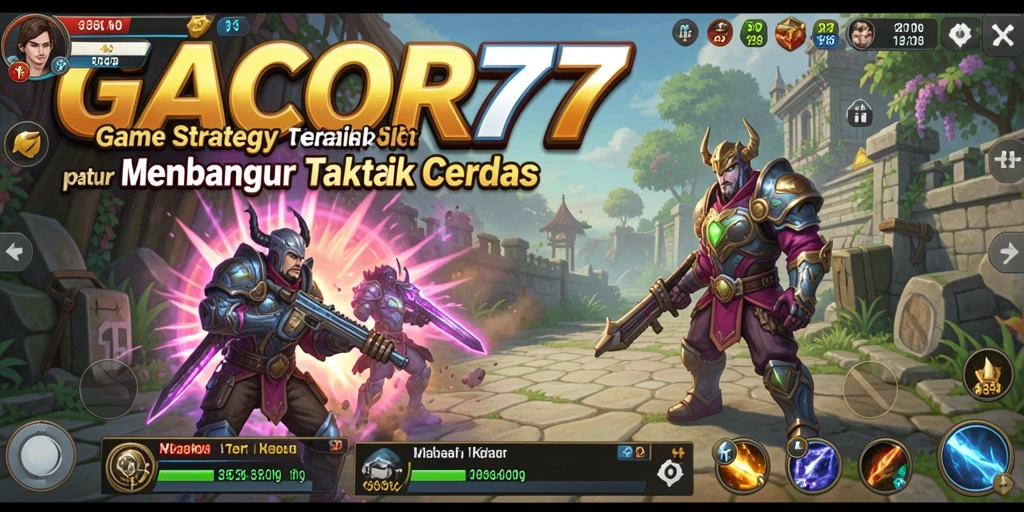 Screenshot menunjukkan aksi seru dari gameplay strategis GACOR77.