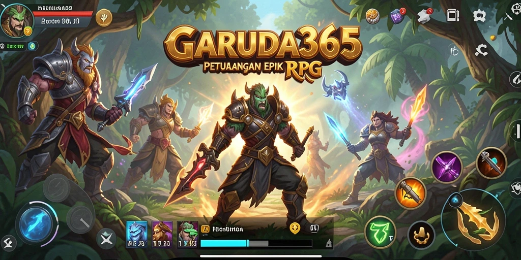 Tangkapan layar menunjukkan aksi seru dalam pertempuran RPG.