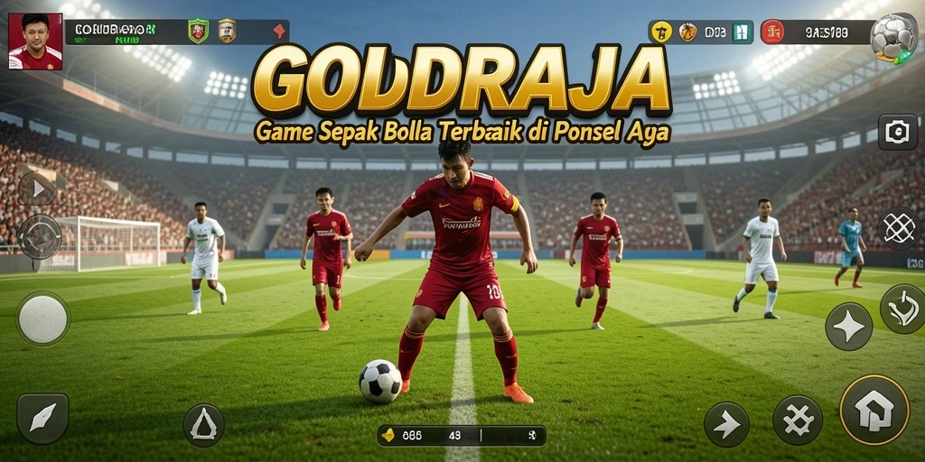 Tampilan gameplay GOLDRAJA yang penuh aksi dan nyata.