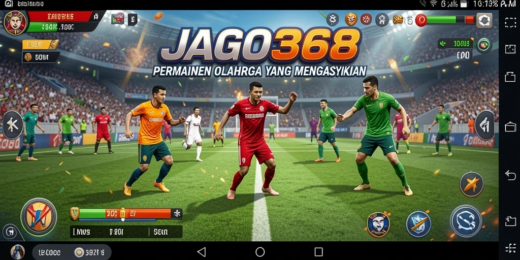 Gameplay seru dalam JAGO368 yang penuh dengan aksi olahraga.