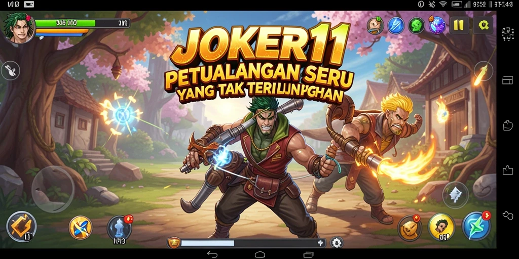 Screenshot JOKER11 menunjukkan aksi petualangan mendebarkan dan grafis menakjubkan.