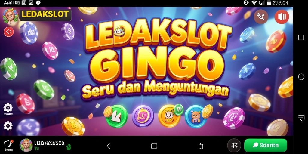 Tampilan menarik gameplay Bingo LEDAKSLOT.