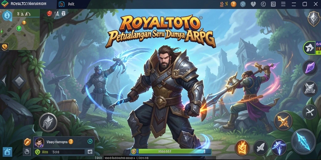 Tampilan menarik dalam gameplay ARPG ROYALTOTO yang mendebarkan.