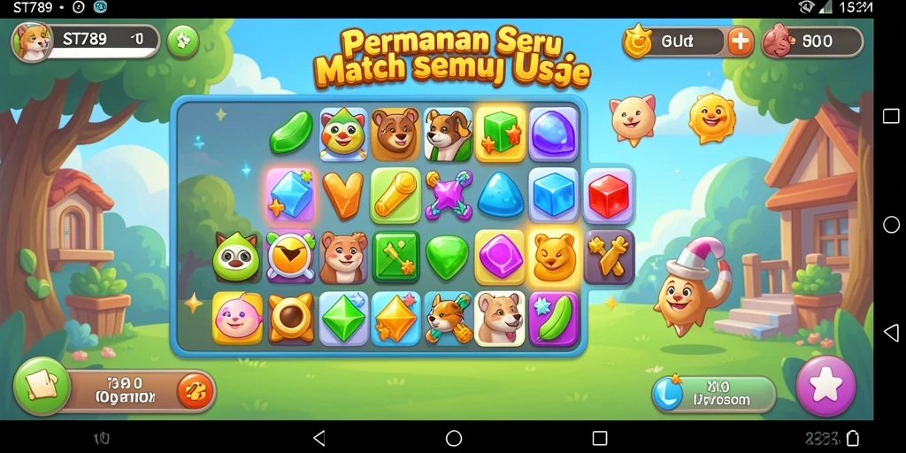 Tangkapan layar gameplay ST789 yang menarik dan penuh warna.