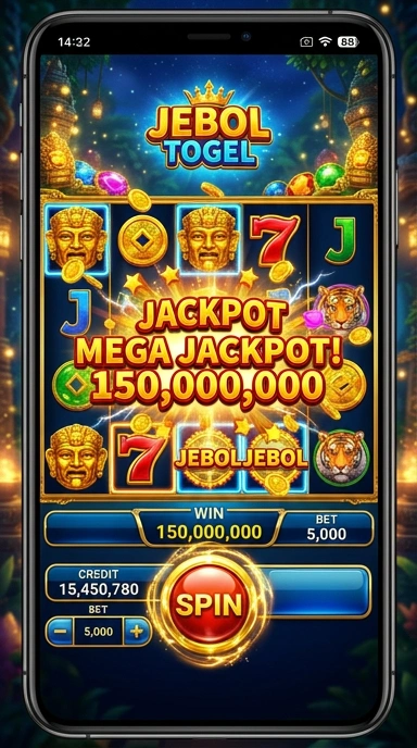 Tampilan antarmuka JebolTogel yang ramah pengguna